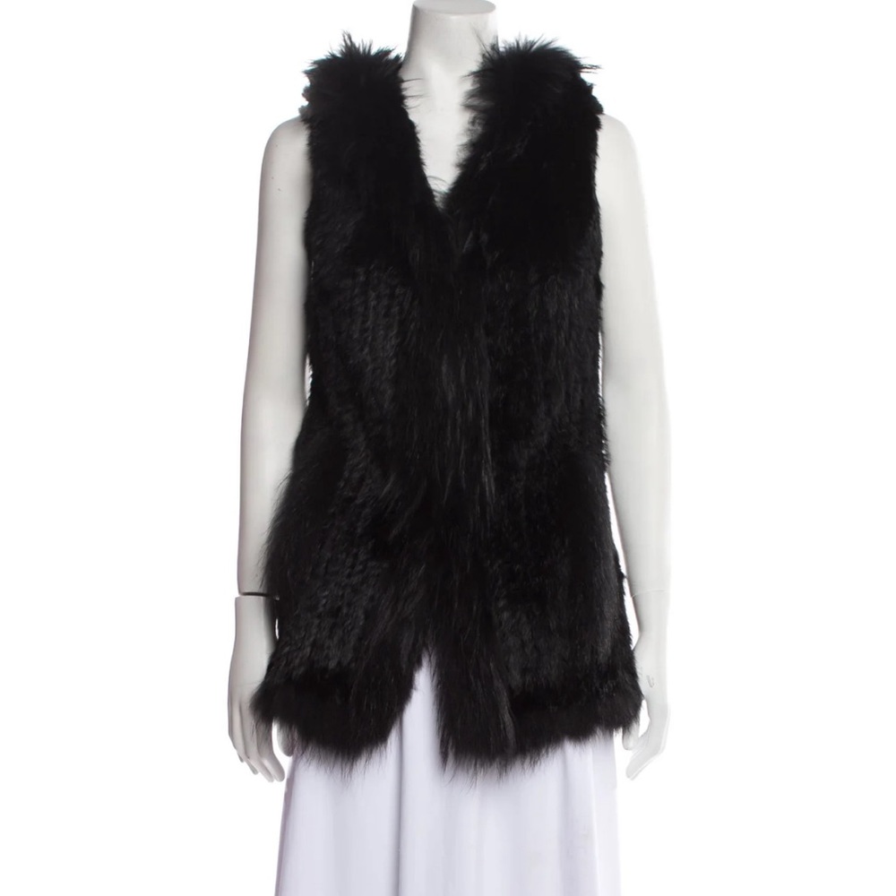 Love Token long fur vest